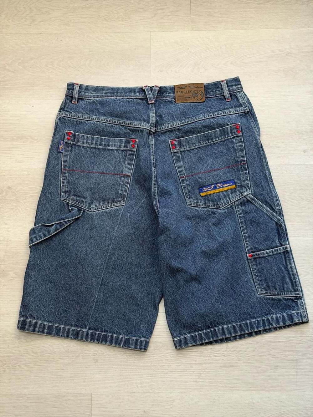 Vintage Y2K 30 Below Denim Jeans Baggy Jorts Size 36 Carpenter Shorts